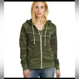 Alternative apparel camo discount hoodie